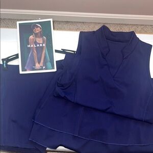 Halara Navy Blue Sleeveless golf dress